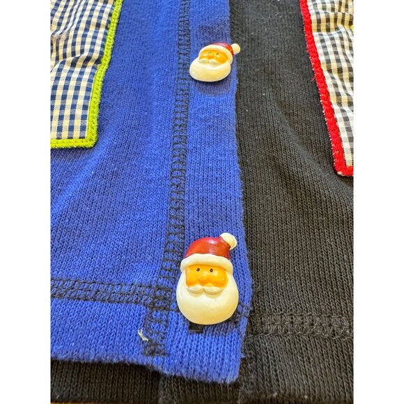 Onque Casuals Vintage Christmas Theme Cardigan Sweater S - Picture 9 of 10
